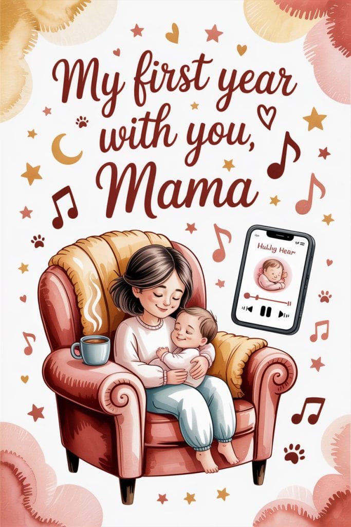 Personalized audio storybook card from baby