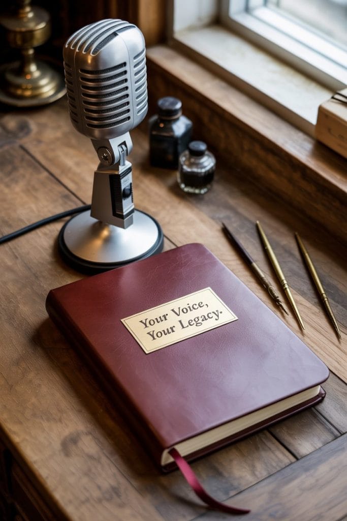 Legacy voice journal with guided prompts