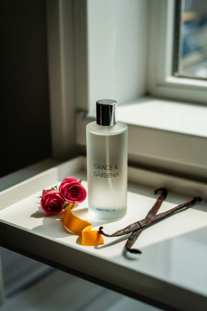 Personalized custom scent memory perfume bottle