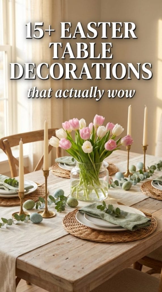 Easter Table Decorations Ideas: Turn Your Dining Table Into the Main Event